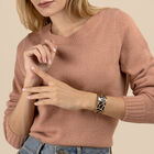 Lotus Bracelet, Rose gold finish, Coral / Navy Blue image number 3